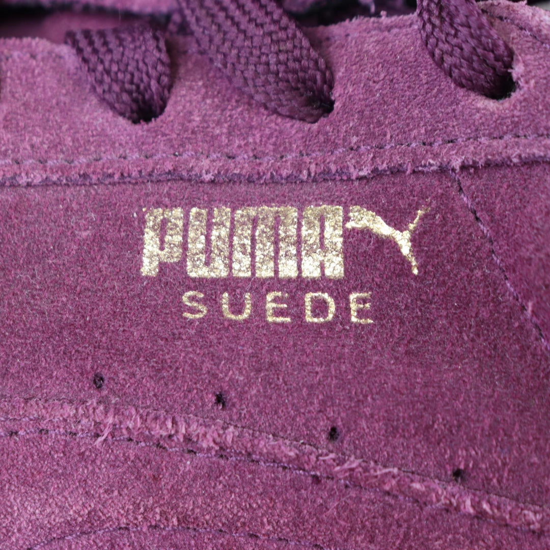 Puma Purple Suede Sneakers