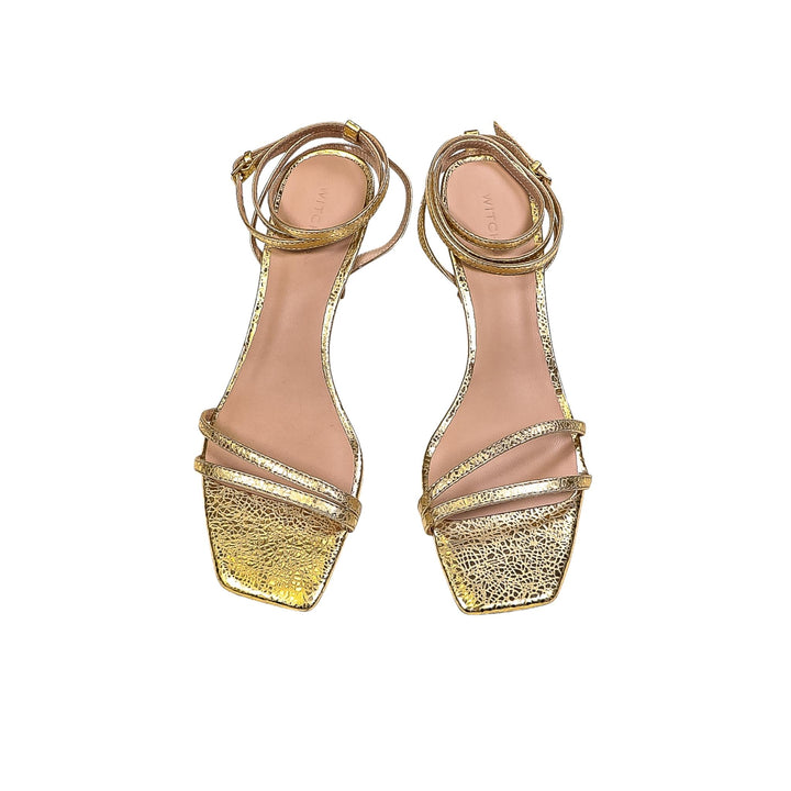 Witchery Gold Strappy Pumps
