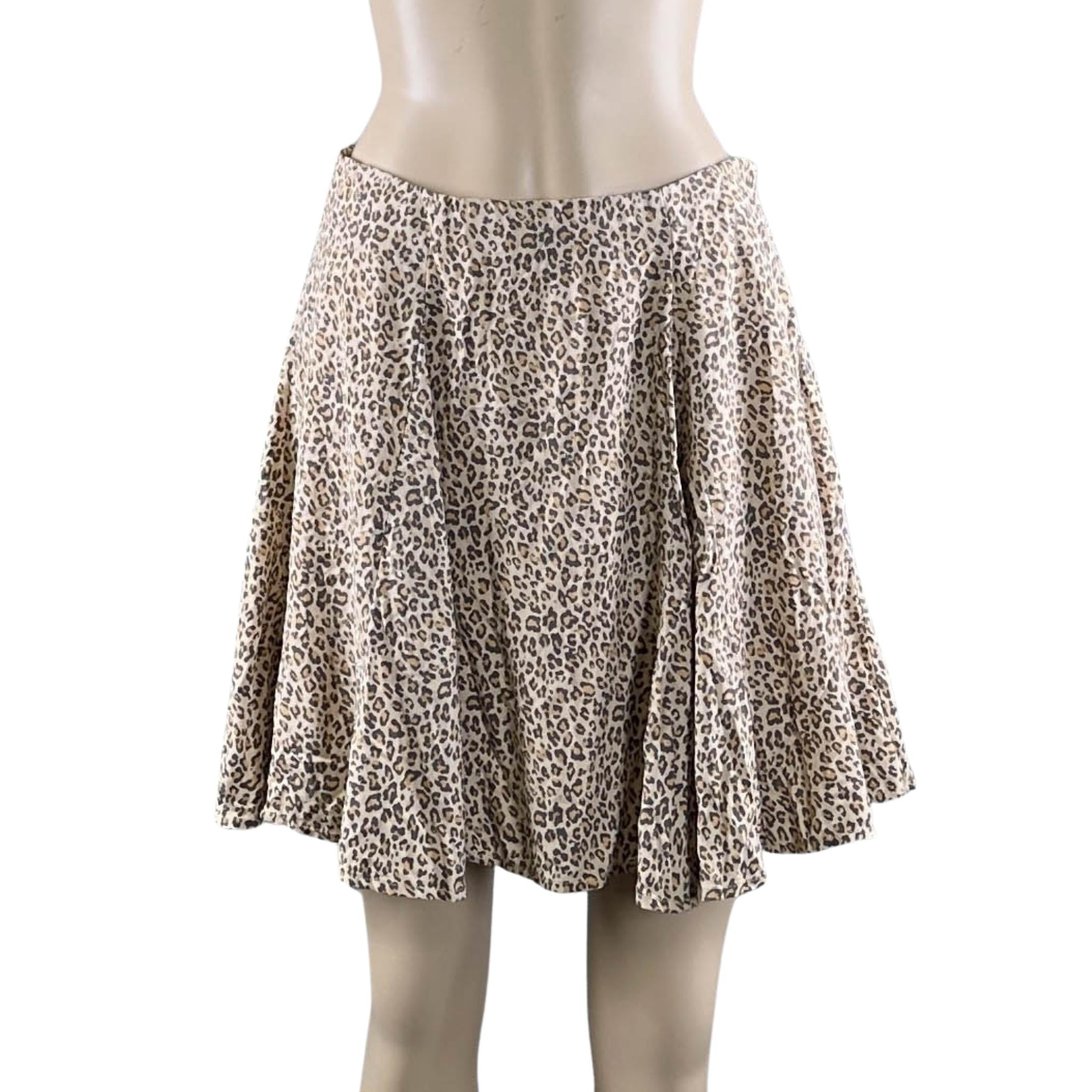 Cheetah skirt in store hotsell