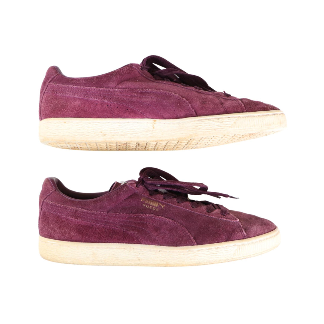 Puma Purple Suede Sneakers