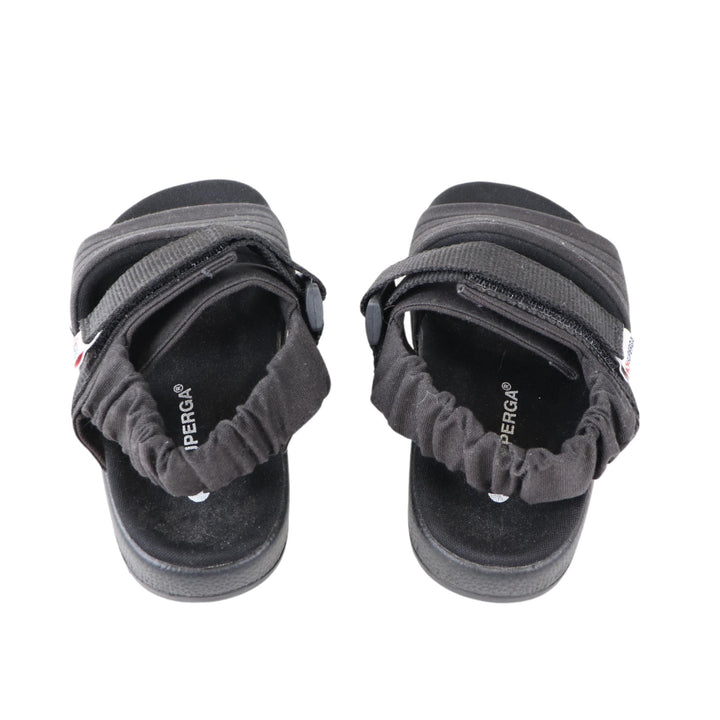 Superga Black Sandals