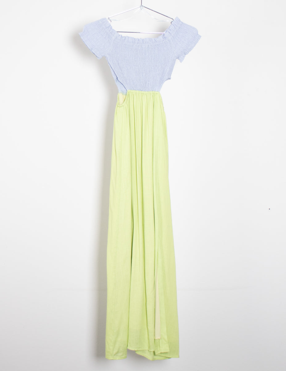 Whyte Valentyne Green/Blue Dress