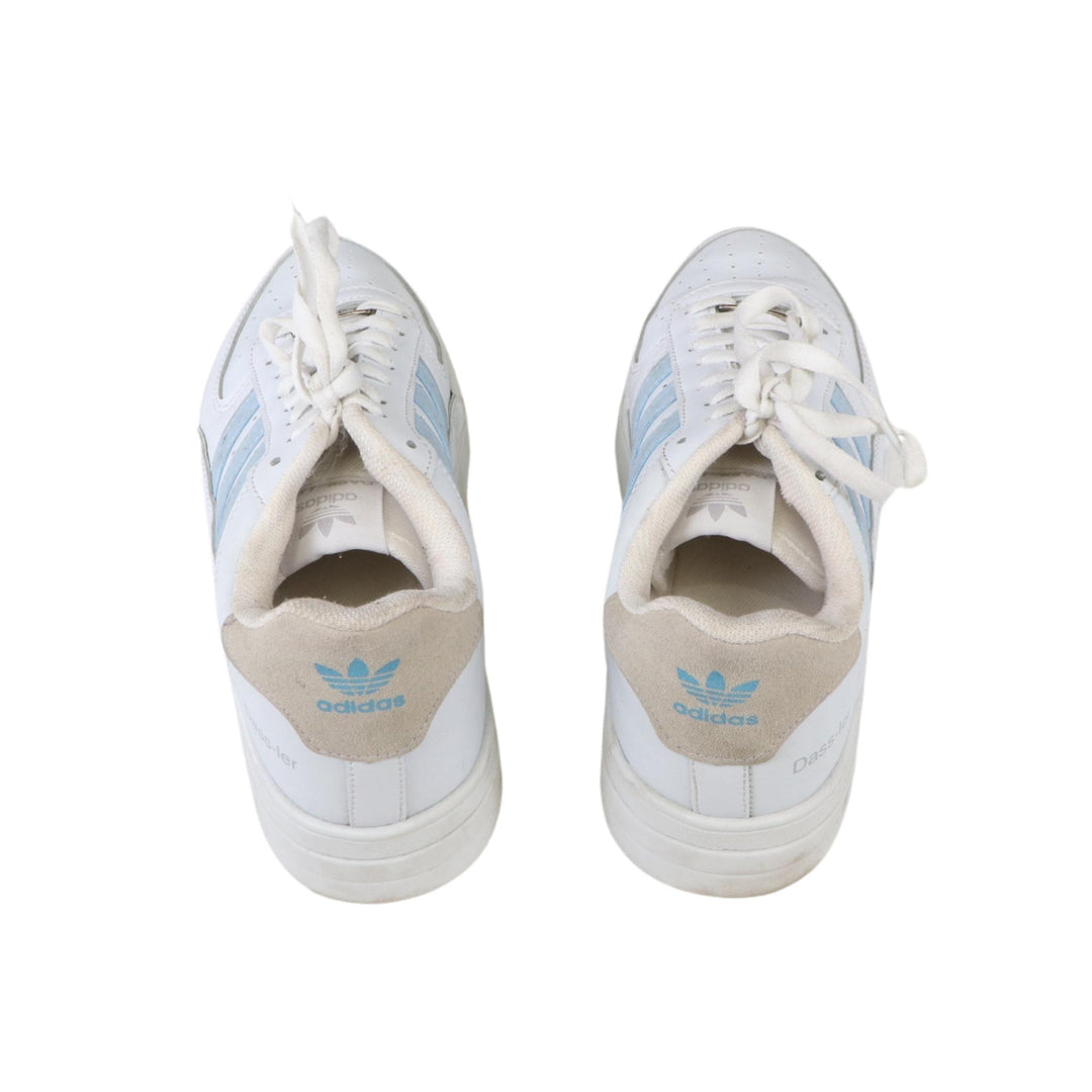 Adidas White/Blue "Dass-ler" Sneakers