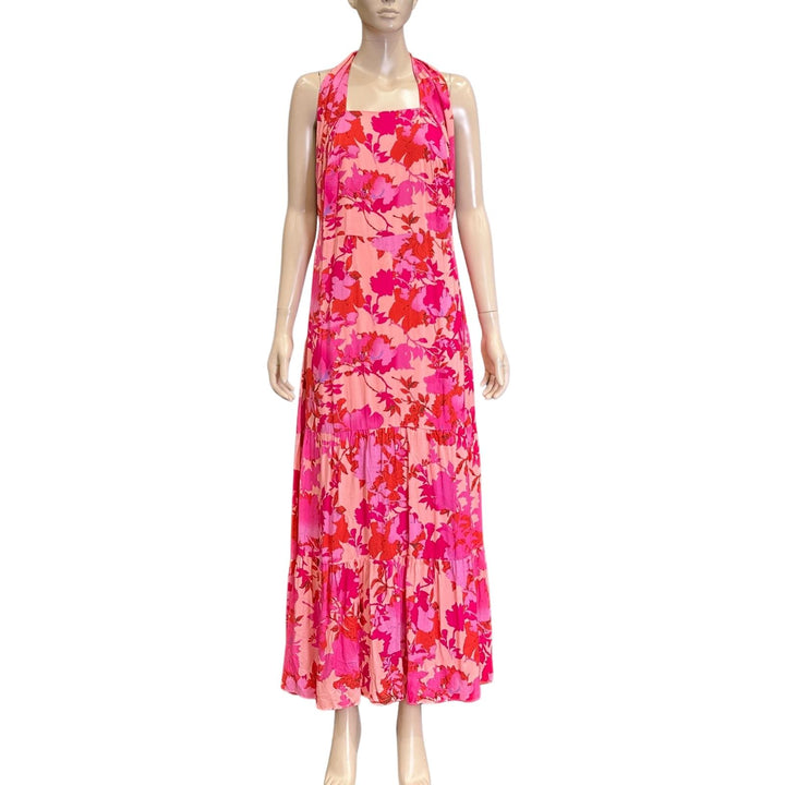 All About May Pink/Purple Vanilla Splice Dress