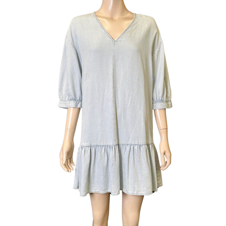 Seed Heritage Light Blue Midi Dress