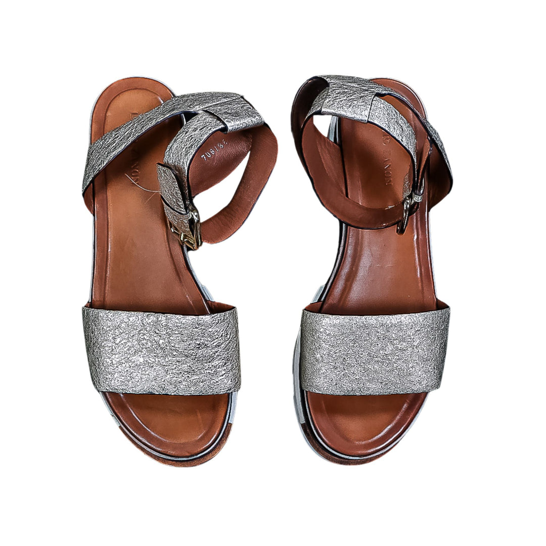 Elvio Zanon Silver Sandals