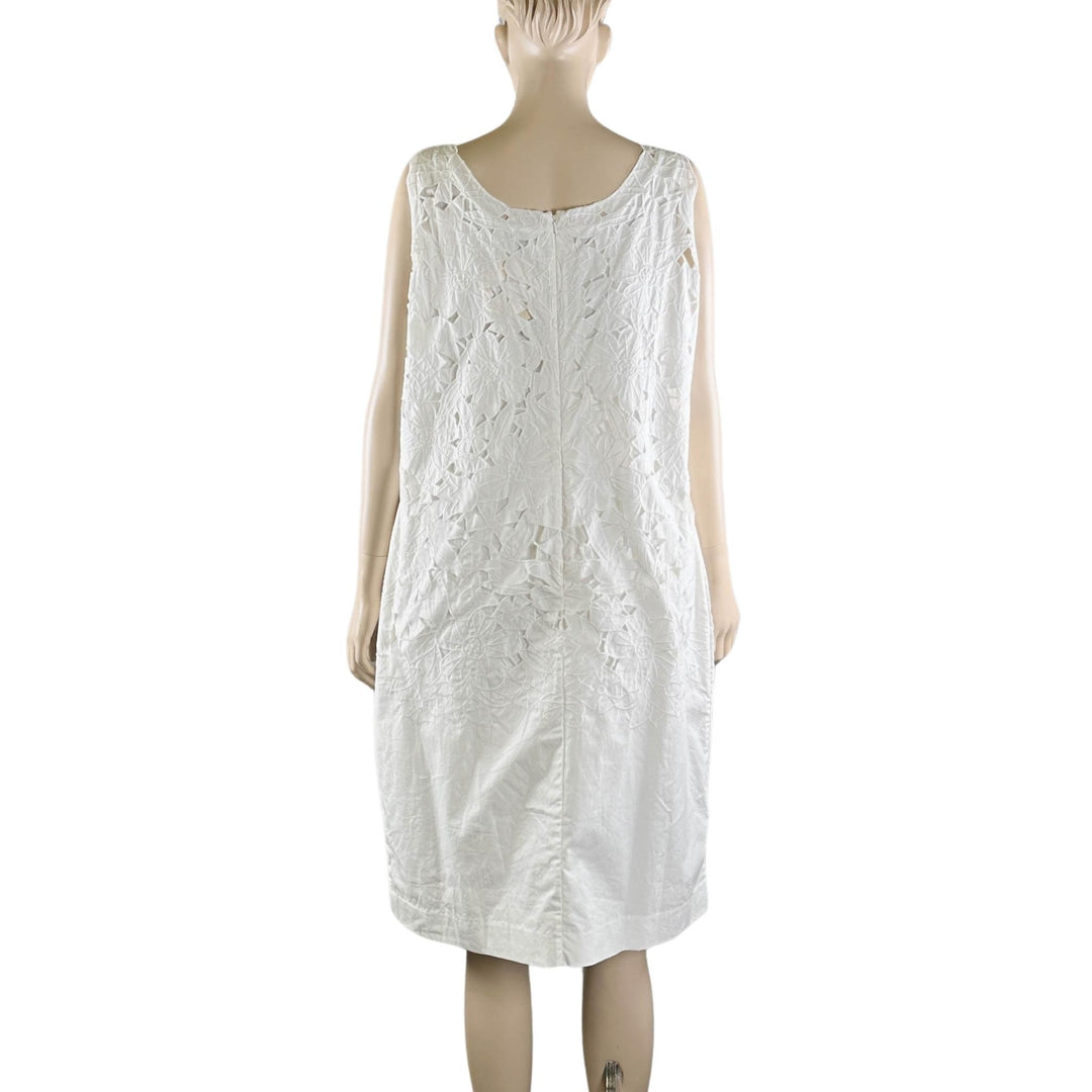 Grace Hill White Lace Cut Out Dress