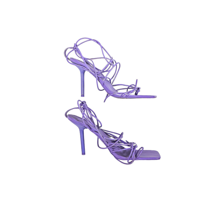 Billini Purple Strappy Heels