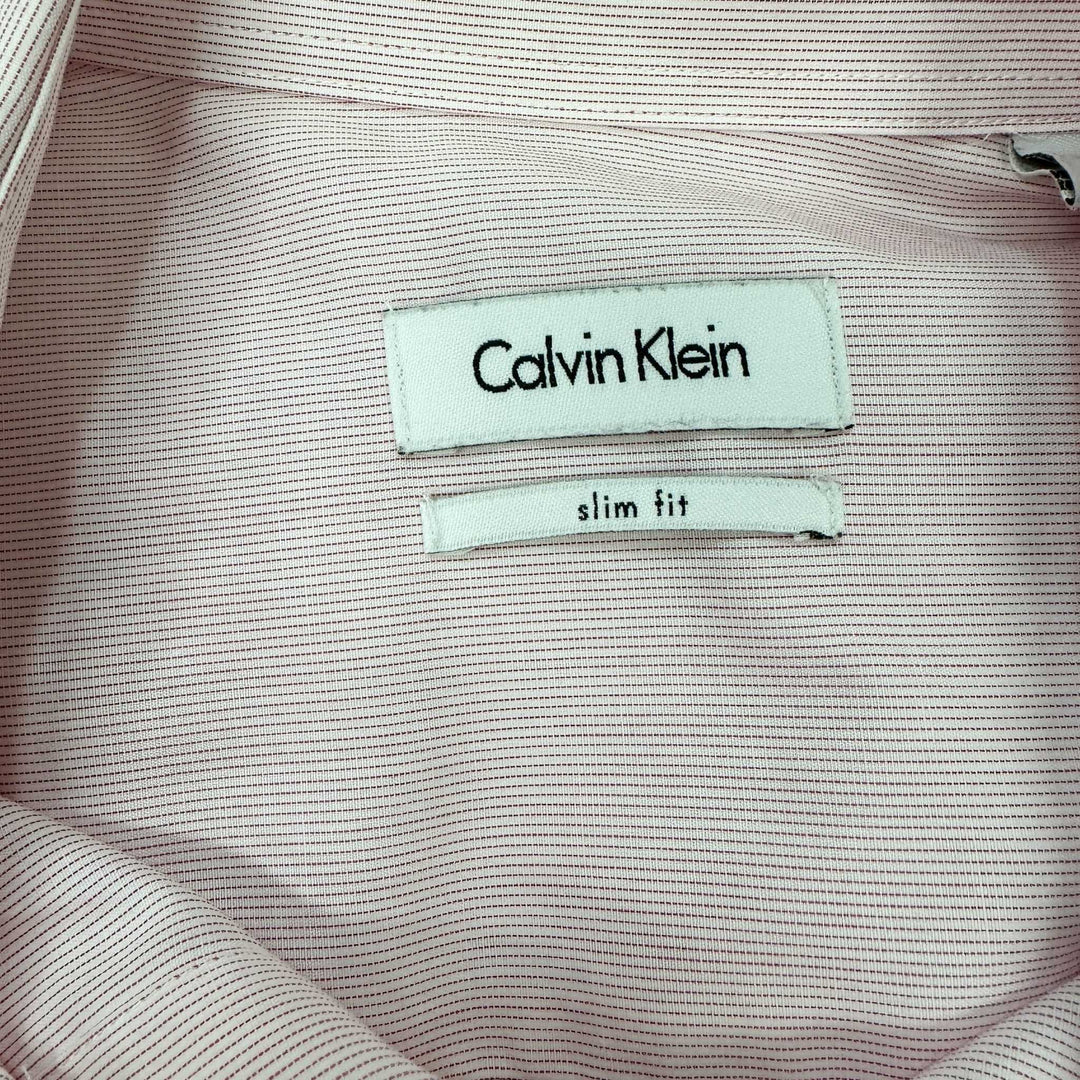 Calvin Klein Slim Fit Pink Shirt