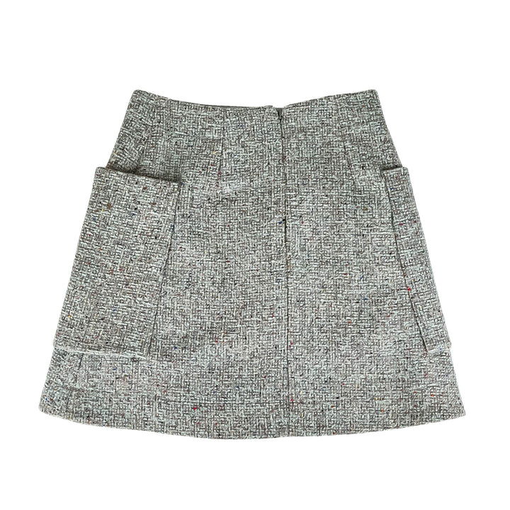 Cos Grey Tweed Skirt