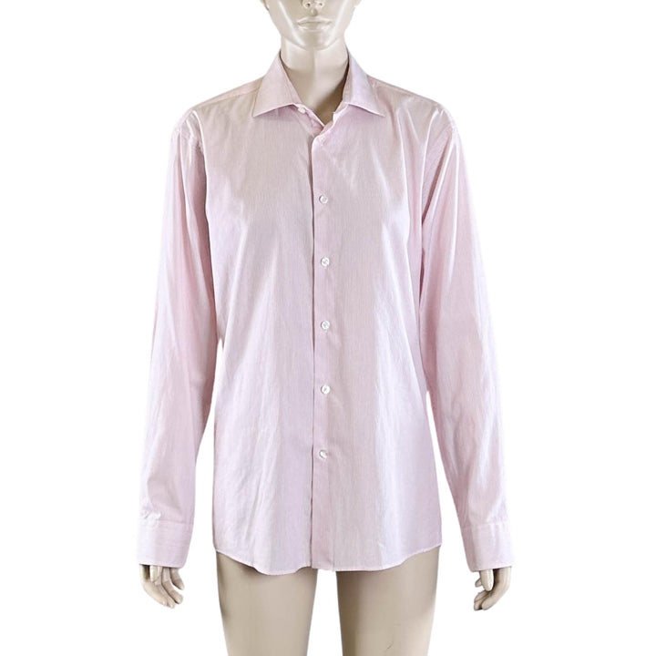 Calvin Klein Slim Fit Pink Shirt