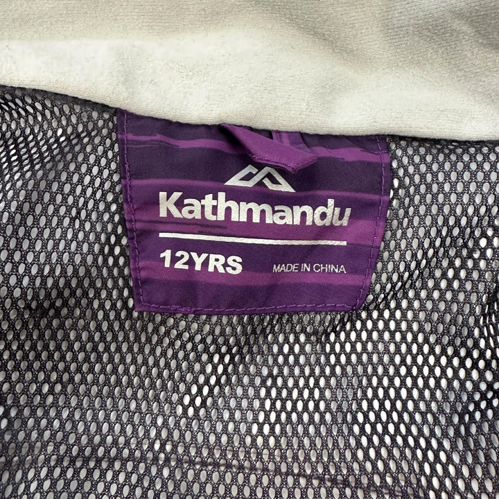 Kathmandu Purple/Black Striped Windbreaker Jacket