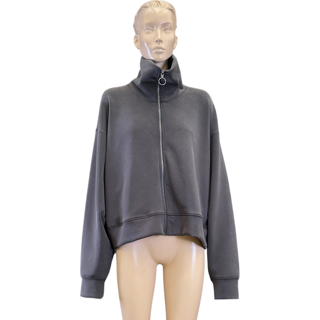 Ell/Voo Black Zip Jacket