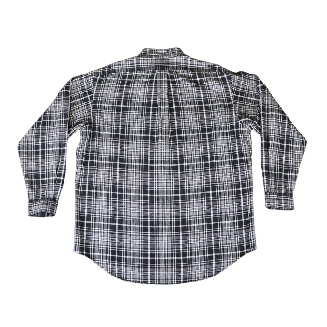 Ralph Lauren Black/White Plaid Long Sleeve Shirt