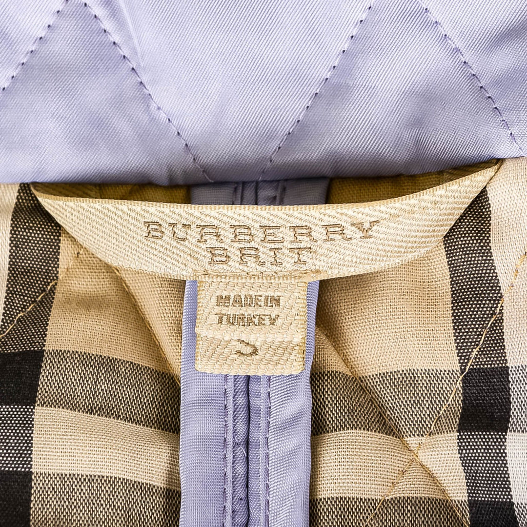 Burberry Brit Purple Quilt Jacket