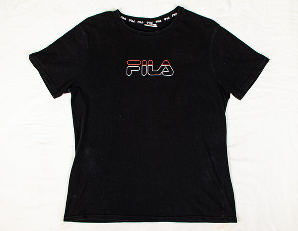 Fila Black T Shirt Size - S