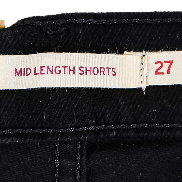 Levi's Strauss Black Denim Shorts