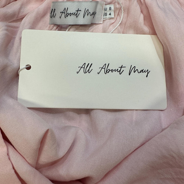 All About May Pink Floral Mini Dress