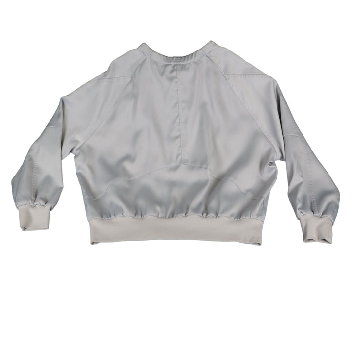 Adidas Light Gray Zip Up Long Sleeve Jacket