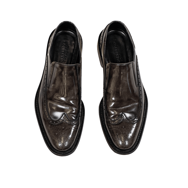 Versace Collection Brown Dress Shoes - Size 43 Mens