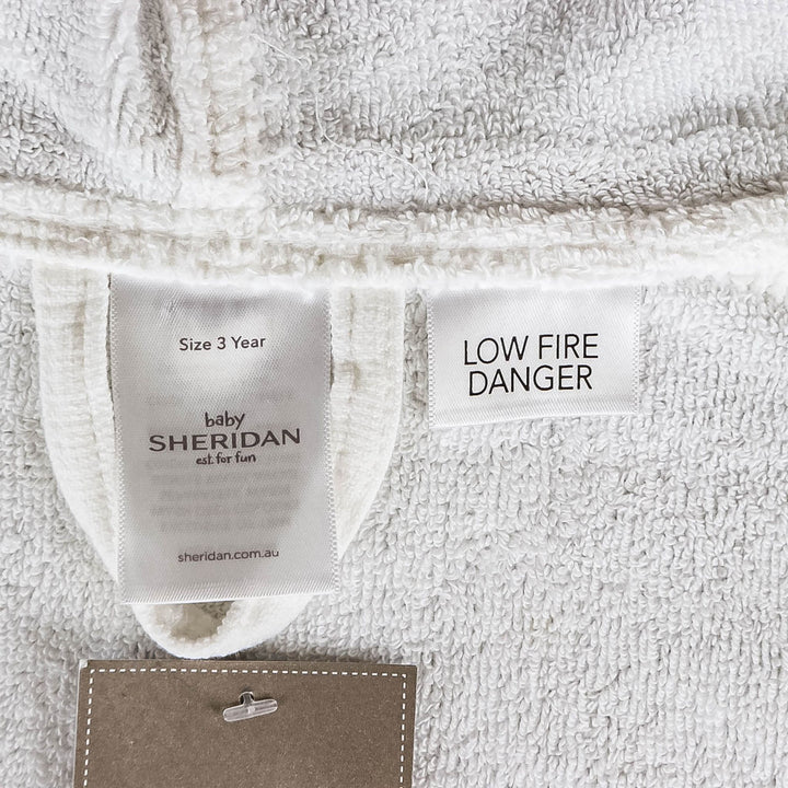 Sheridan Kids White Terry Towel Robe