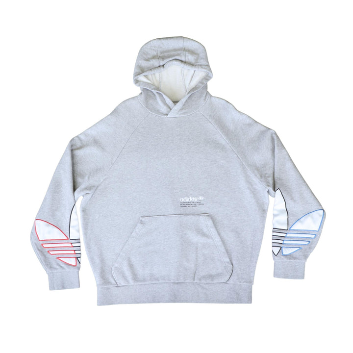 Adidas Grey/Red/Blue Logo Hoodie