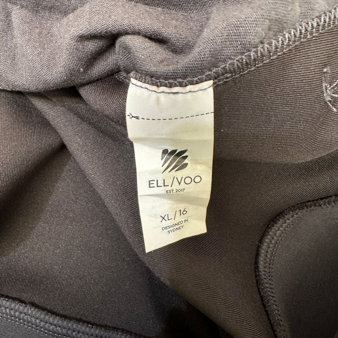 Ell/Voo Black Zip Jacket