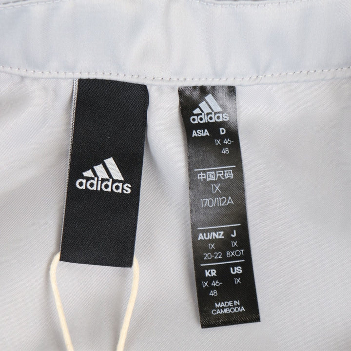 Adidas Light Gray Zip Up Long Sleeve Jacket