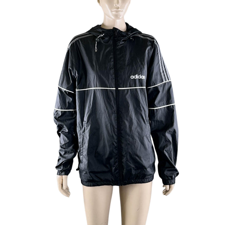 Adidas Black Windbreaker Jacket