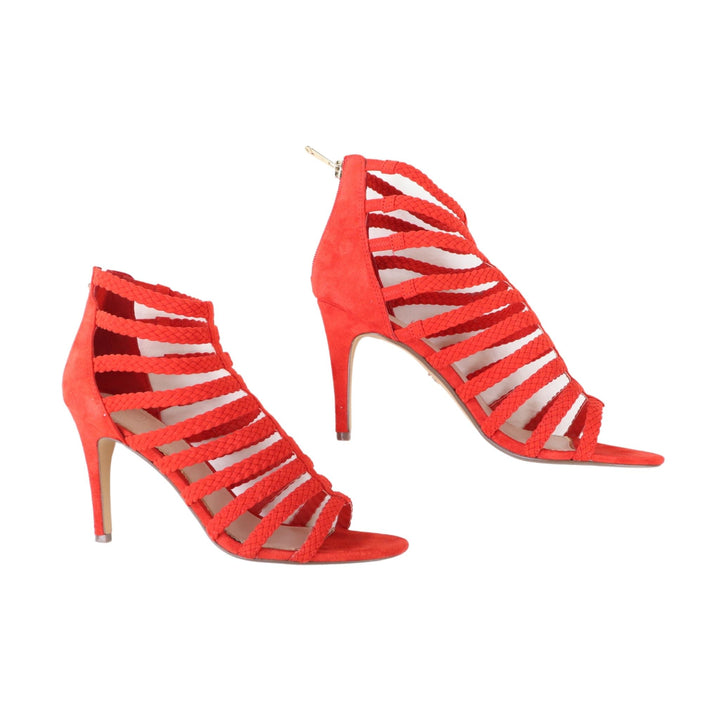 Kurt Geiger Red Suede 'Honey' Heels