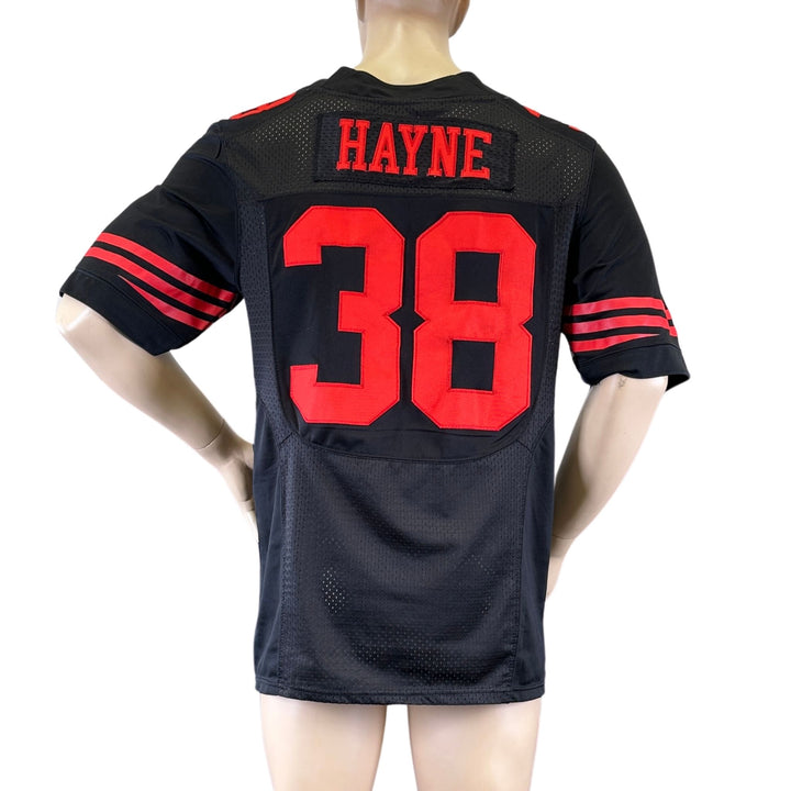 NFL San Francisco 49ers Black/Red 38 Jarryd Hayne Jersey