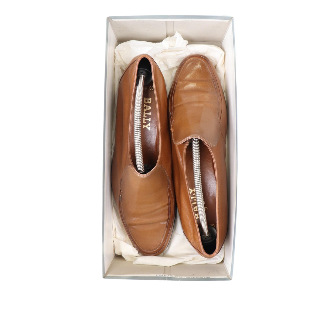 Bally Tan Brown Leather Loafers