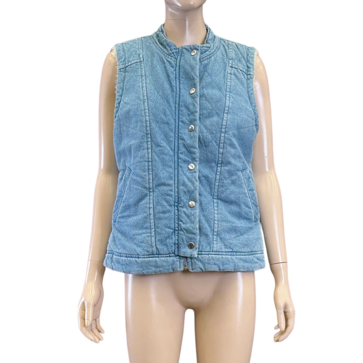 Seed Heritage Blue Denim Sleeveless Vest