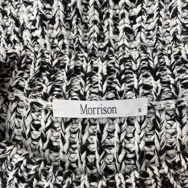 Morrison Black/White Knitted Vast - Size S