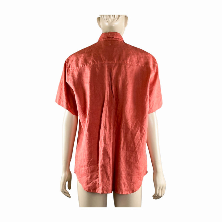 Diesel Red Ramae Button Up Shirt