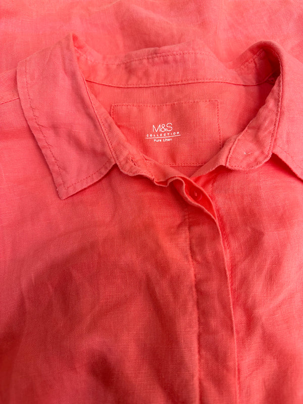 M&S Pink Shirt - Size UK 20