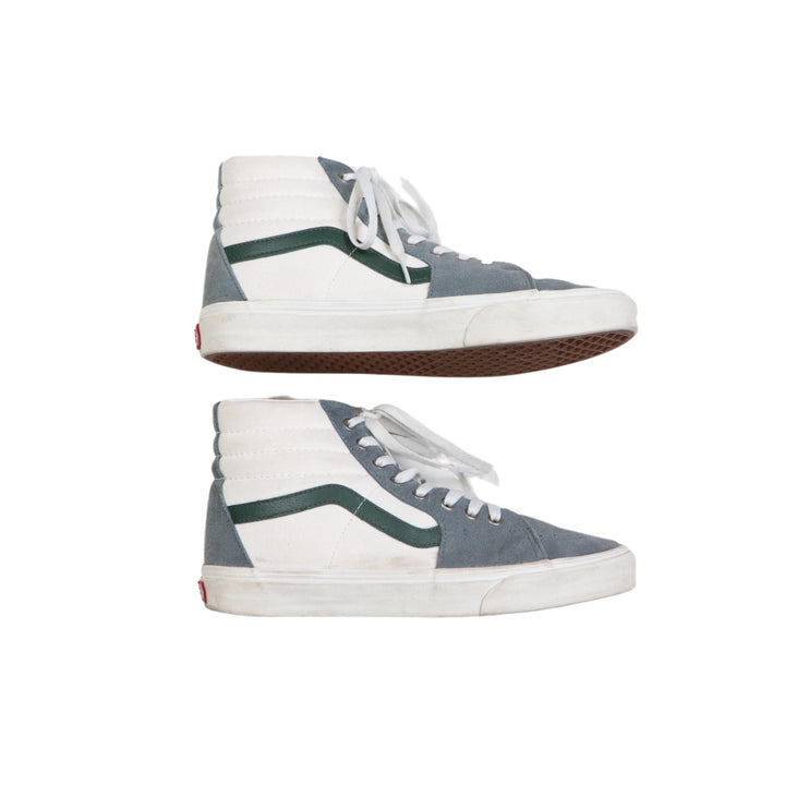 Vans White/Grey SK8-Hi Sneakers