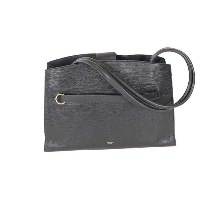 Oroton Black Leather Handbag