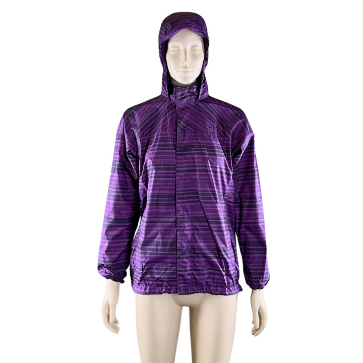 Kathmandu Purple/Black Striped Windbreaker Jacket