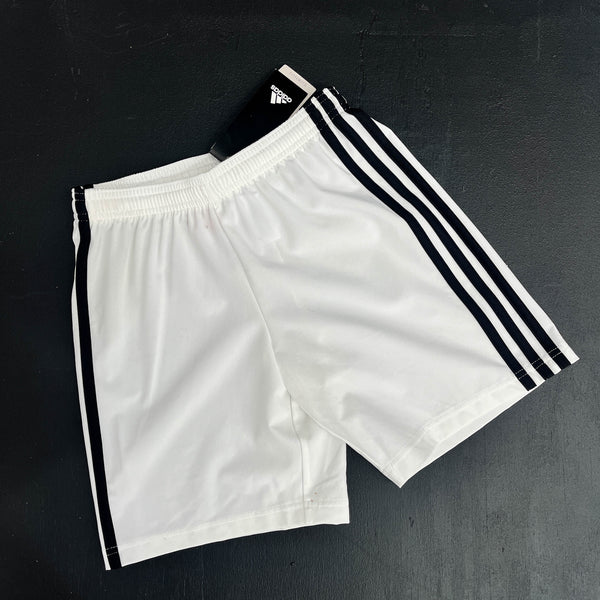 Adidas White/Black Shorts - Size 9-10Y Kids