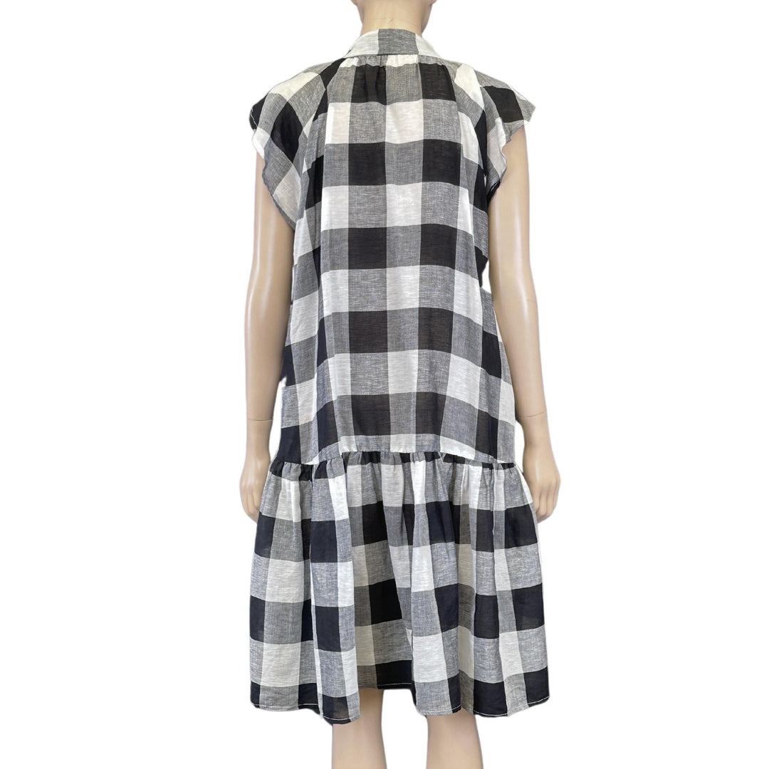 Zoe Kratzmann Black/White Plaid Dress