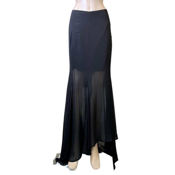 Keepsake Black Mesh Maxi Skirt
