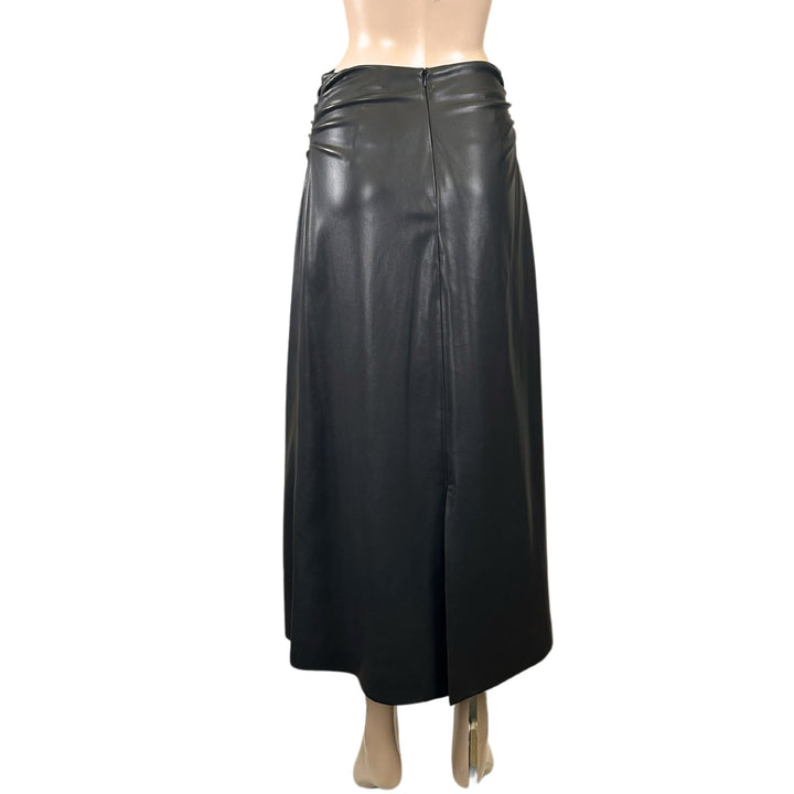 Country Road 'Tucked' Charcoal Midi Skirt