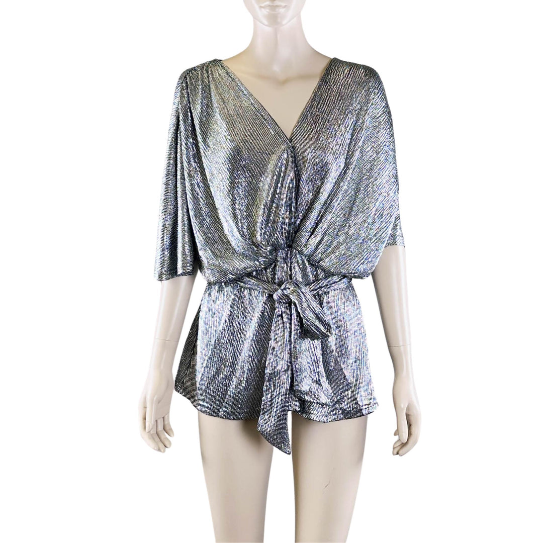 Vine Apparel Elia Silver Top