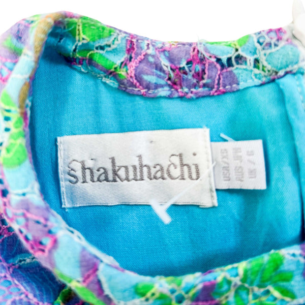 Shakuhachi Blue Lace Dress - Size UK 6