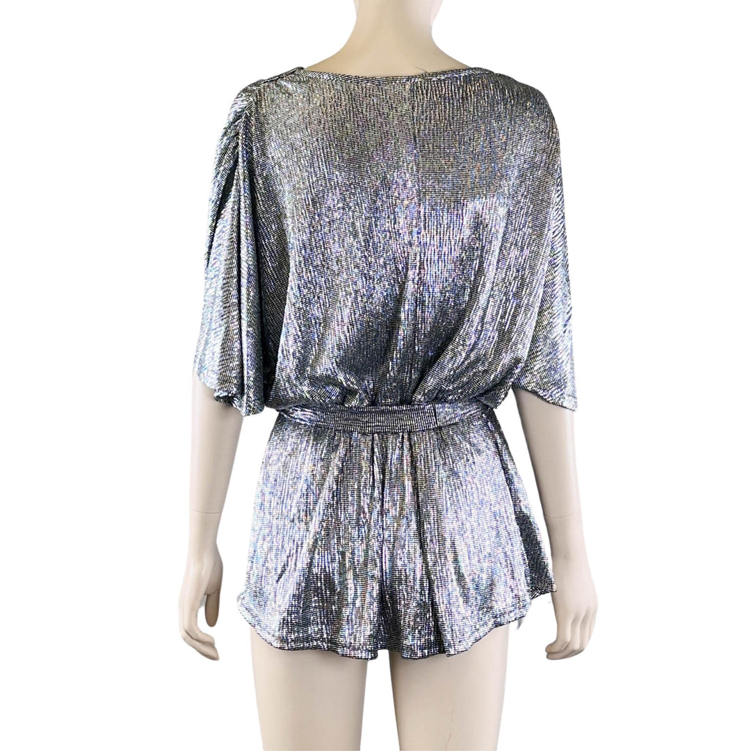 Vine Apparel Elia Silver Top