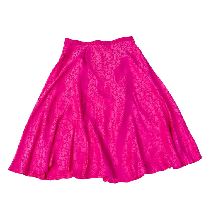 Handmade Pink Midi Skirt - Size 8