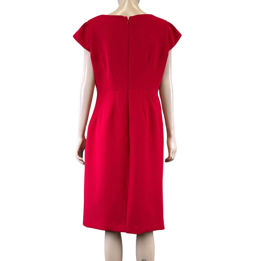 Anthea Crawford Red Midi Dress