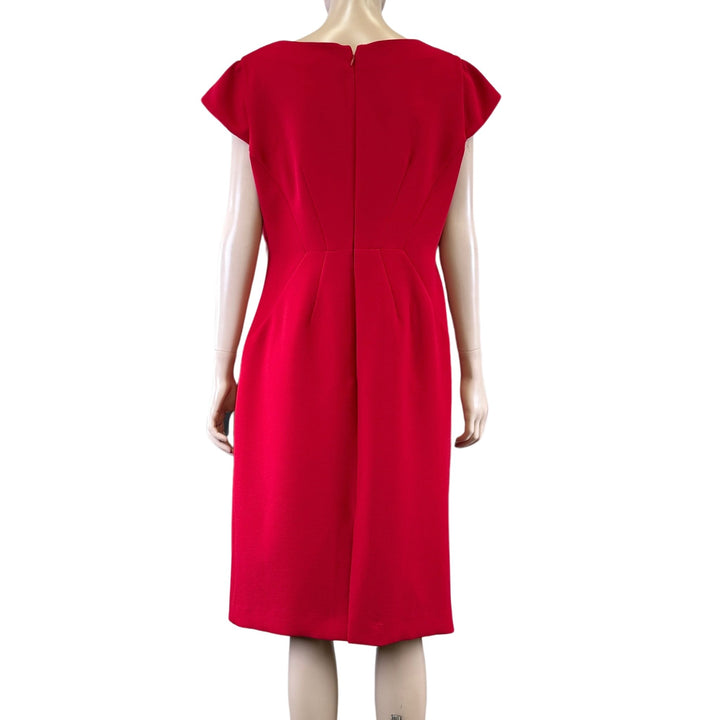 Anthea Crawford Red Midi Dress