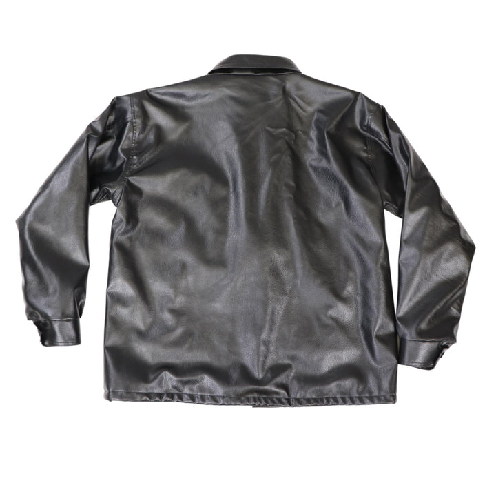 Gap Black Leather Winter Jacket